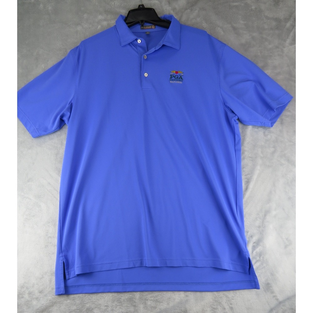 Peter Millar Summer Comfort PGA Championship 2016 Baltusrol‎ Club Polo XL Blue